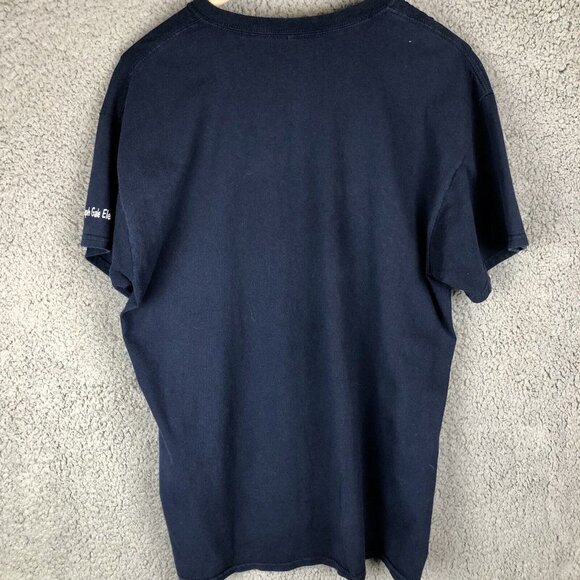 Autism Awareness Shirt Adult Size Large Navy Blue Owl Unisex Top - Picture 2 of 6